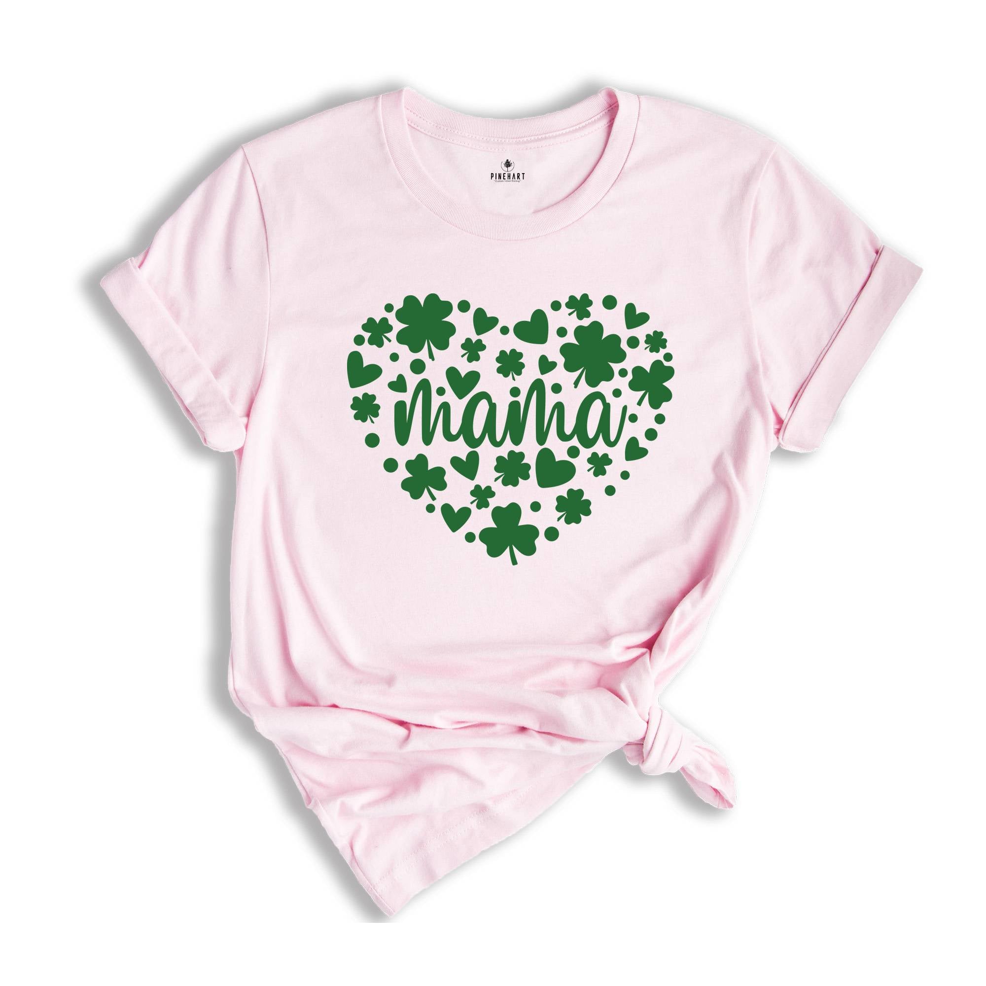 St. Patrick’s Day Heart Shirt, Mama Mini Shirt, Lucky Mama Shirt, Lucky Mini Shirt, St. Patrick’s Shirt, Mama St. Pattys Shirt, Mini Shirt