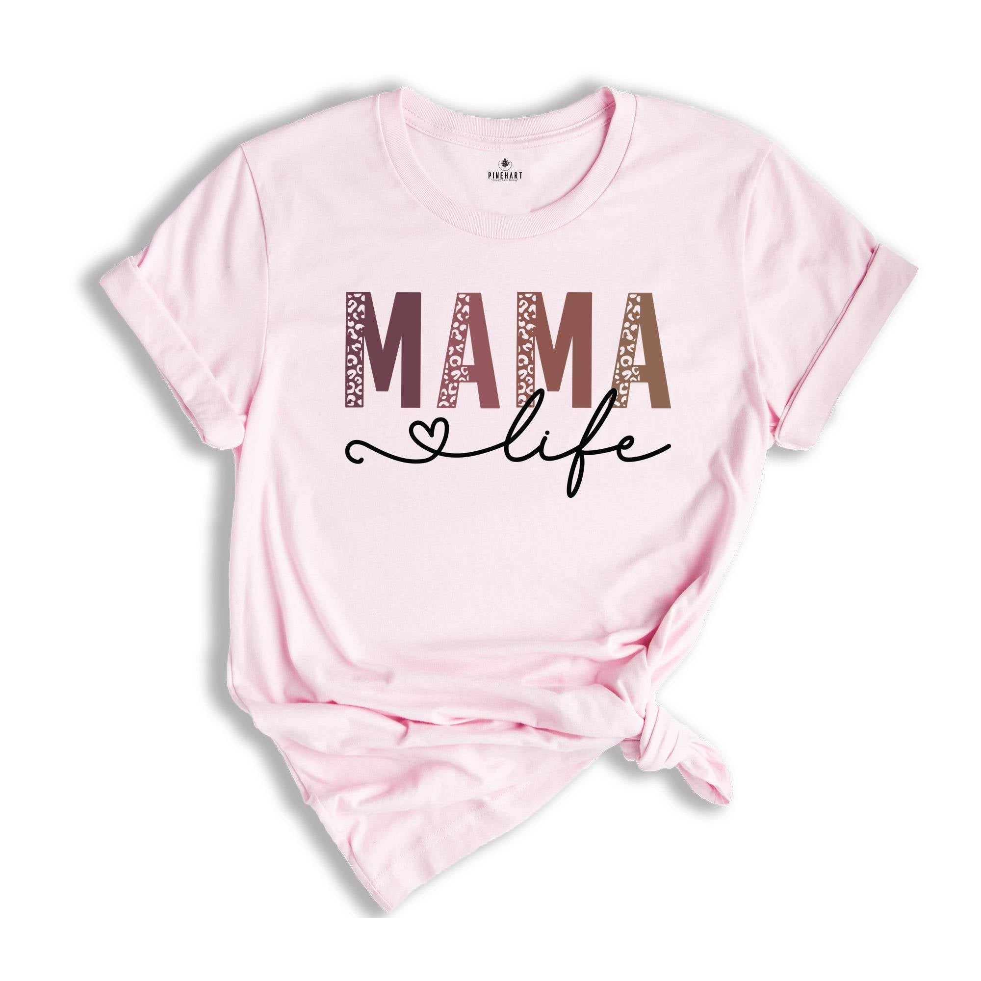 Mama Life Shirt, Mama Shirt, Leopard Mama Shirt, Mom Shirt, Colorful Mama Shirt, Blessed Mama Shirt, Mother's Day Shirt, Mama Gift