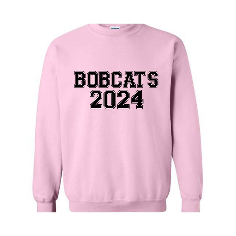 Team Mascot, Bobcats Team, Mascot Crewneck, School Team Spirit, Bobcats Sweatshirt, Bobcats School, Bobcats Football