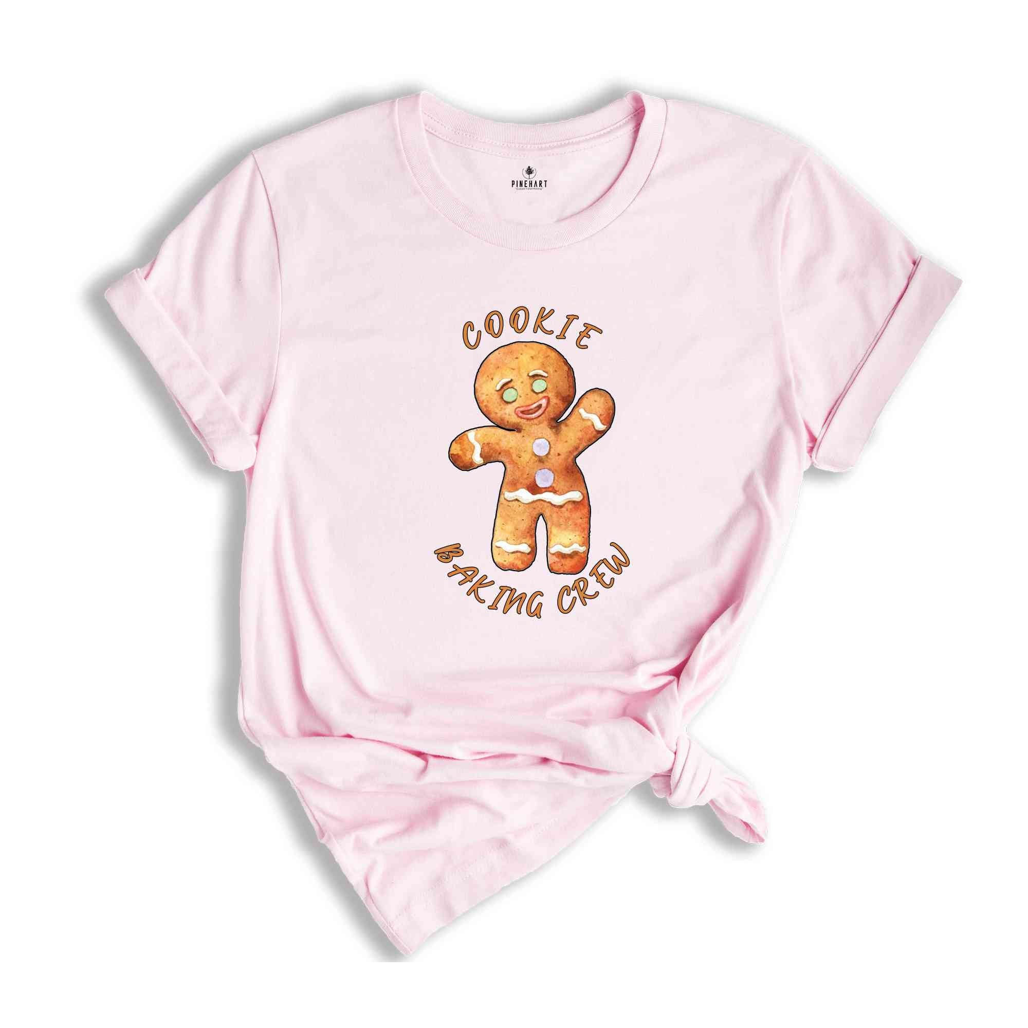 Cookie Baking Crew Shirt, Cute Gingerbread Shirt, Christmas Shirts, Christmas Gifts For Bakers, Holiday Gifts