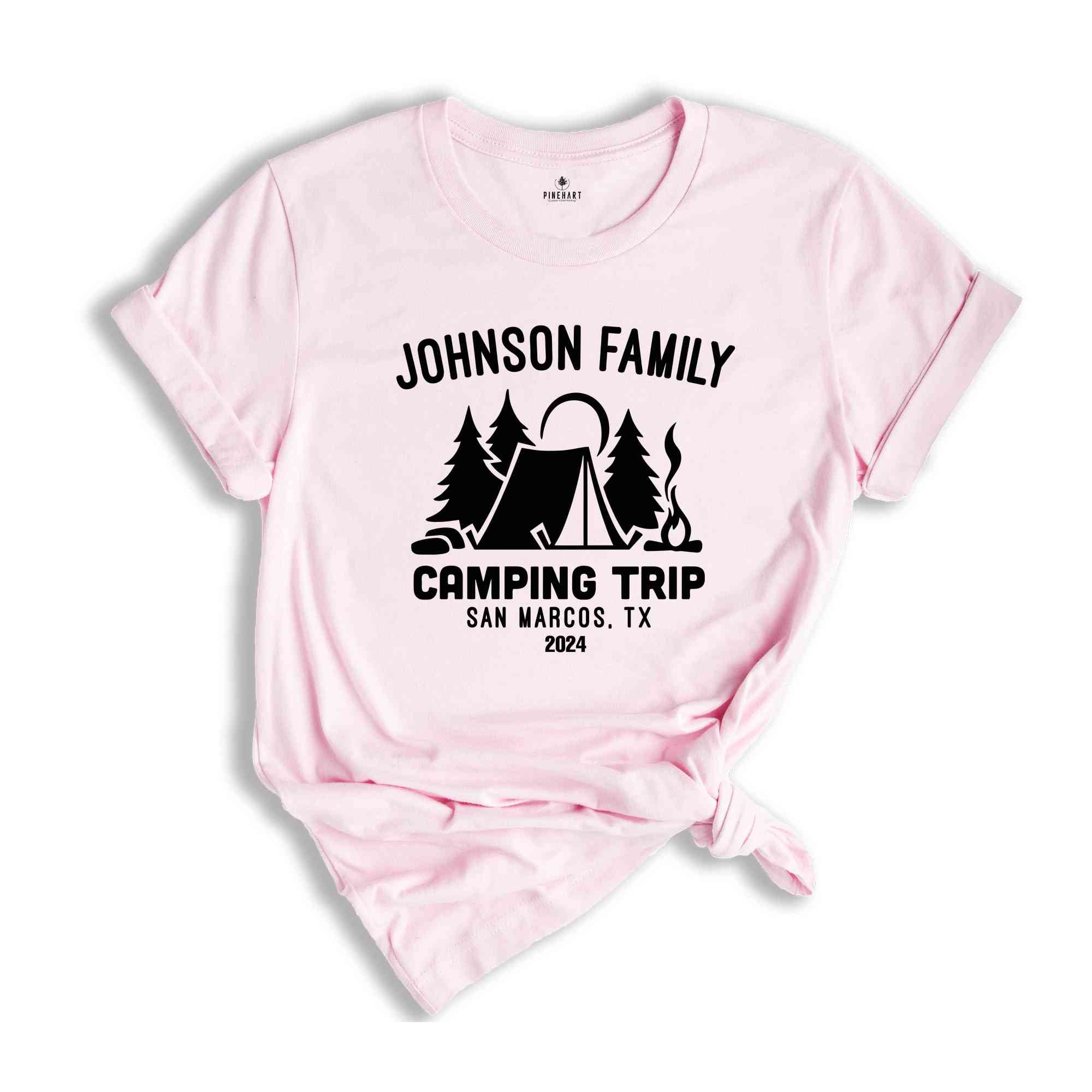 Custom Camping Shirt, Camping Crew Shirt, Camping Squad Shirt, Family Camping Shirts, Personalized Camping Shirt, Matching Shirt, Hiking Tee