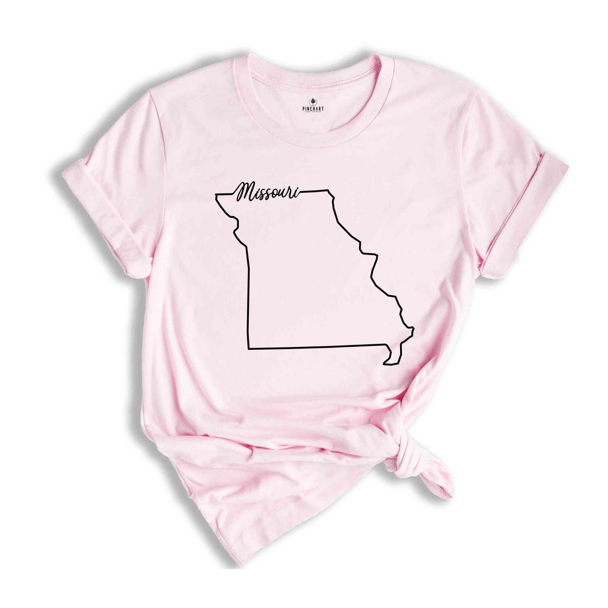 Missouri State Shirt, The USA State Shirt, Missouri USA Shirt, Missouri Map Outline Shirt, US Outline Shirt, United States Shirt