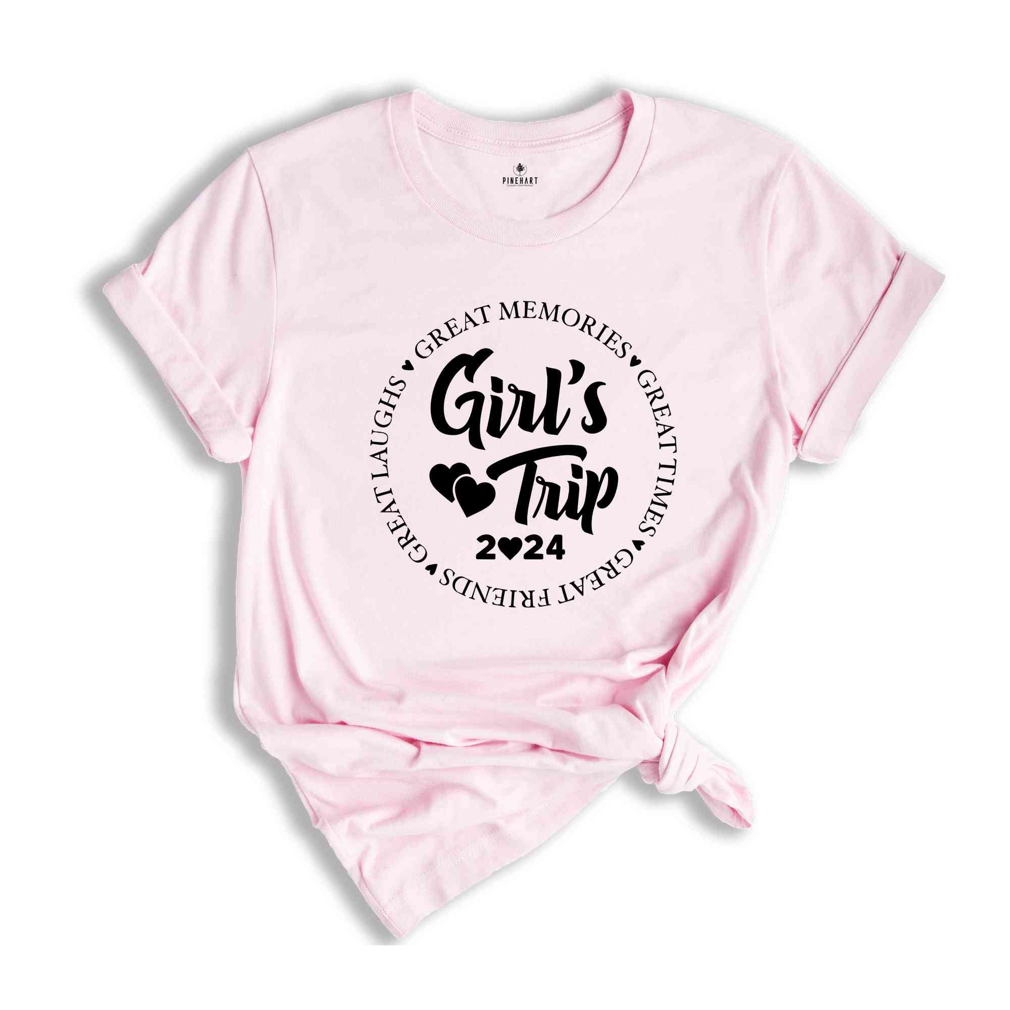 Girls Trip 2024 Shirt, Girls Weekend 2024 Gift, Girls Vacation Shirt, Girls Weekend Trip Tee, Vacay Mode Shirt, Besties Shirt, Summer Tee