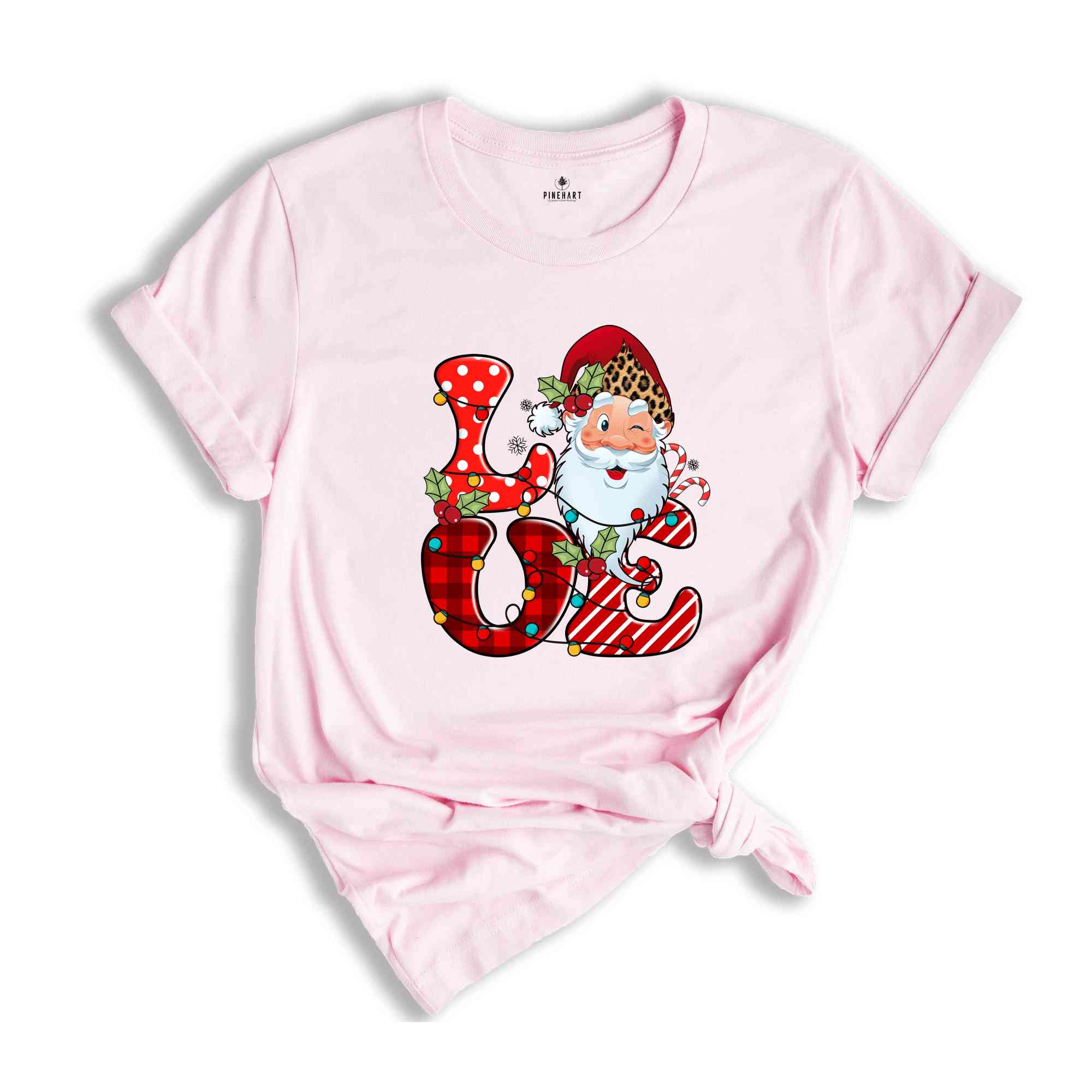 Love Christmas Shirt, Santa Shirt, Cute Santa Shirt, Cute Christmas Shirt, Funny Christmas Shirt, Christmas Party Shirt, Holiday Shirt