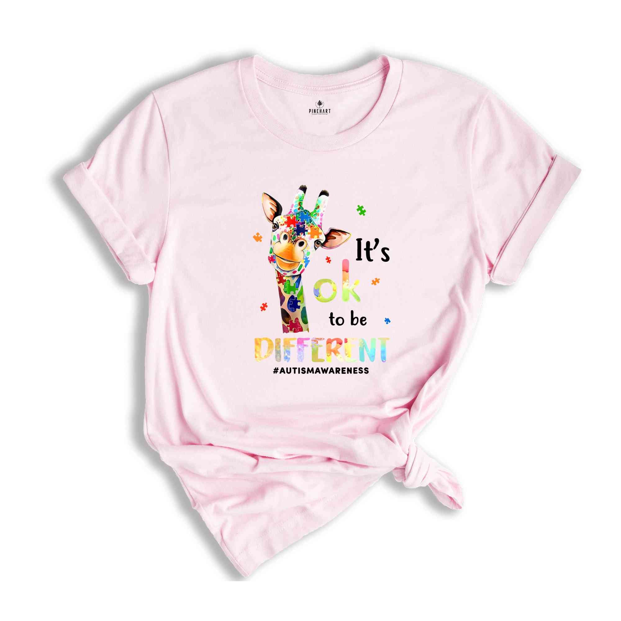 It's Ok To Be Different Shirt, Autism Kids Tee, Autism Toddler Tshirt, Be Unique Shirt, Autism Awareness, Autism Support Tee