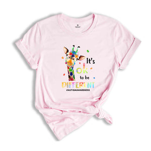 It's Ok To Be Different Shirt, Autism Kids Tee, Autism Toddler Tshirt, Be Unique Shirt, Autism Awareness, Autism Support Tee