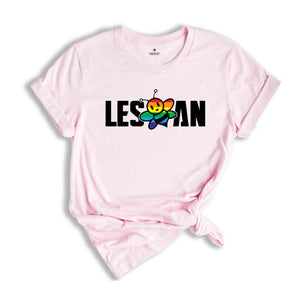 Lesbeean Shirt, Lesbian Shirt, Gift For Lesbian, Lgbt Couple Shirt, Bee Lover Shirt, Bee Kind, Love Is Love, Pride Month Shirt, Pride Gift