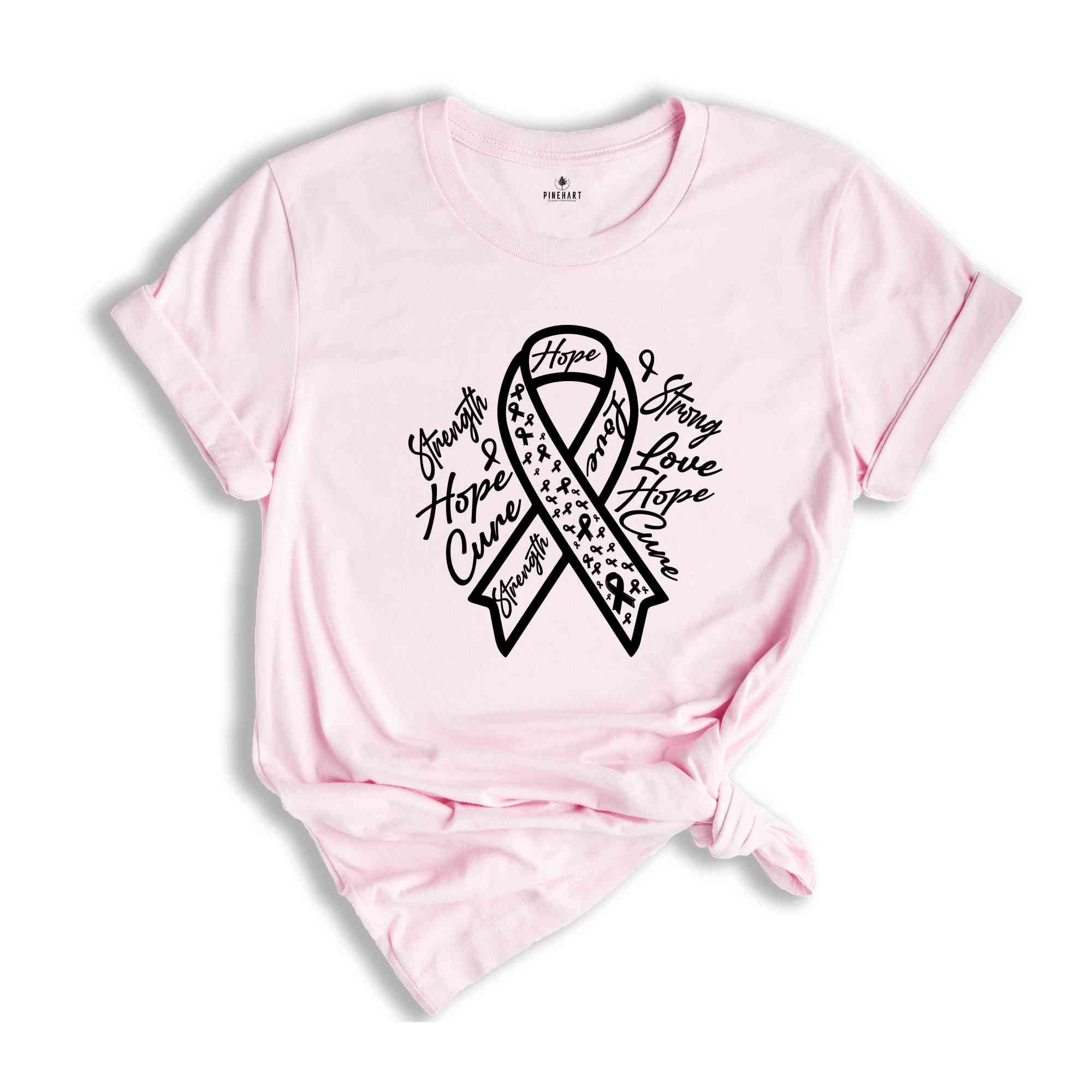 Cancer T Shirt, Cancer Warrior T-shirt, Breast Cancer Shirt, Stronger Than Cancer, Cancer Survivor T-shirt, Cancer Tee, Cancer Awareness Tee