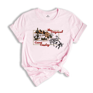 The Original Coors Cowboy T-Shirt, Rodeo Club Shirt, Coors Cowboy Tee, Original Coors Shirt, Western Style Tee