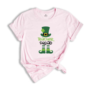 Teacher Squad Shirt, St Patricks Day Teacher Shirt, Saint Patricks Day Tshirt, St Patricks Teacher Gift, Teacher Life Shirt