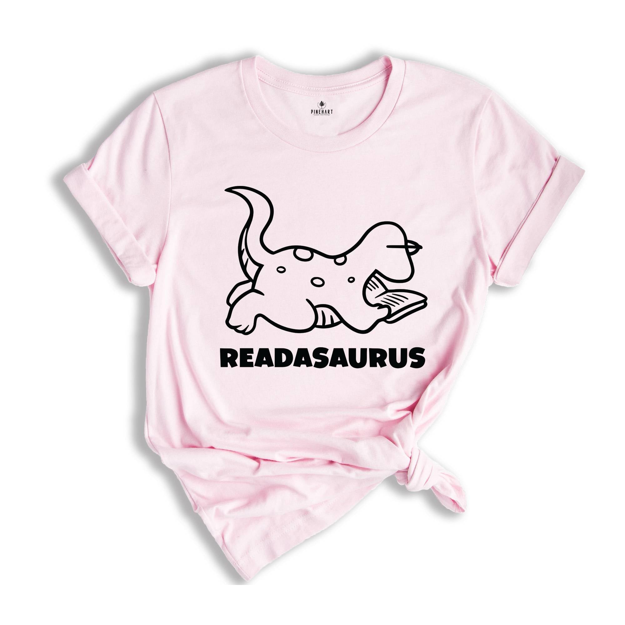 Readasaurus Shirt, Reading Book Shirt, Gift For Bookworms, Booksellers Gift, Gift For Teachers, Readers T-Shirt, Learn to Read Tee