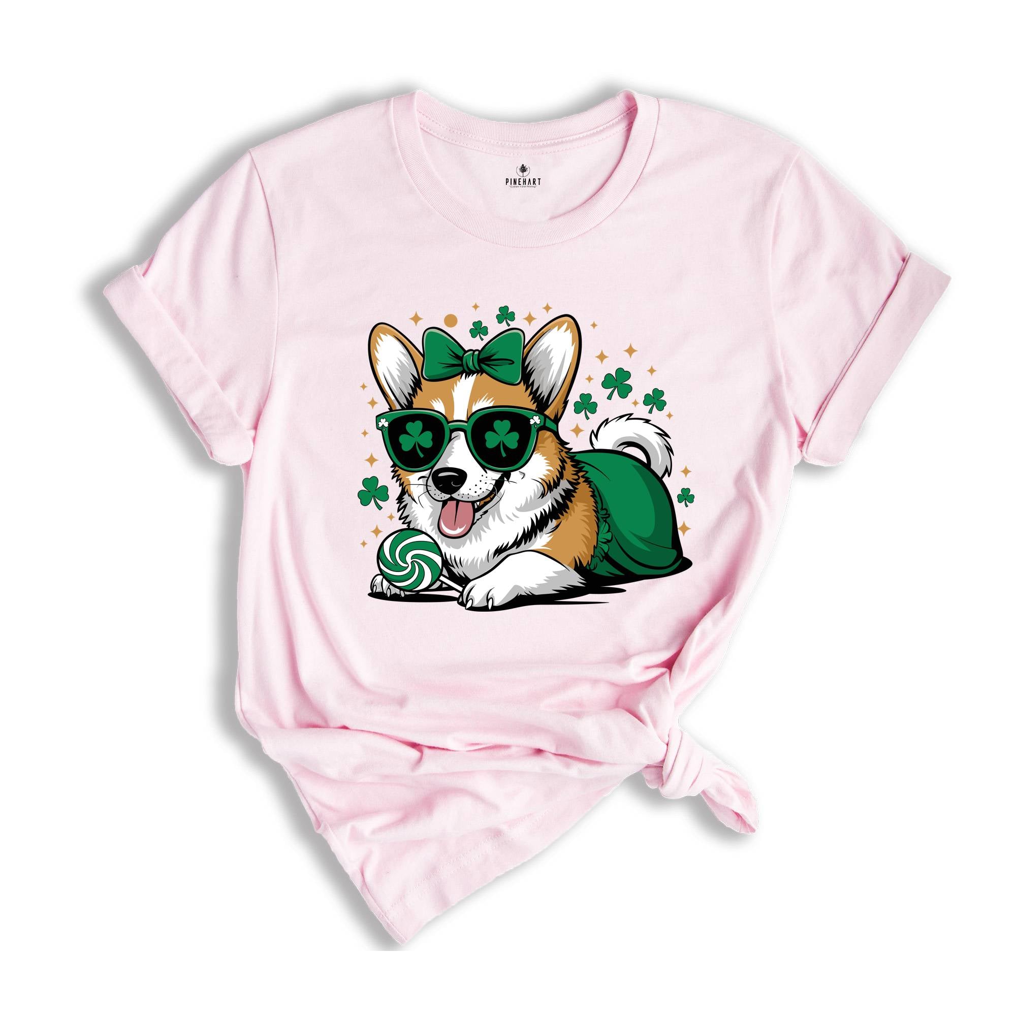 Corgi St Pattys Shirt, Dog Shirt, Mom Wife Shirt, St Patrick Days Shirt, Dog Lovers Shirt, Cute Mom Shirt, Animal Shirt