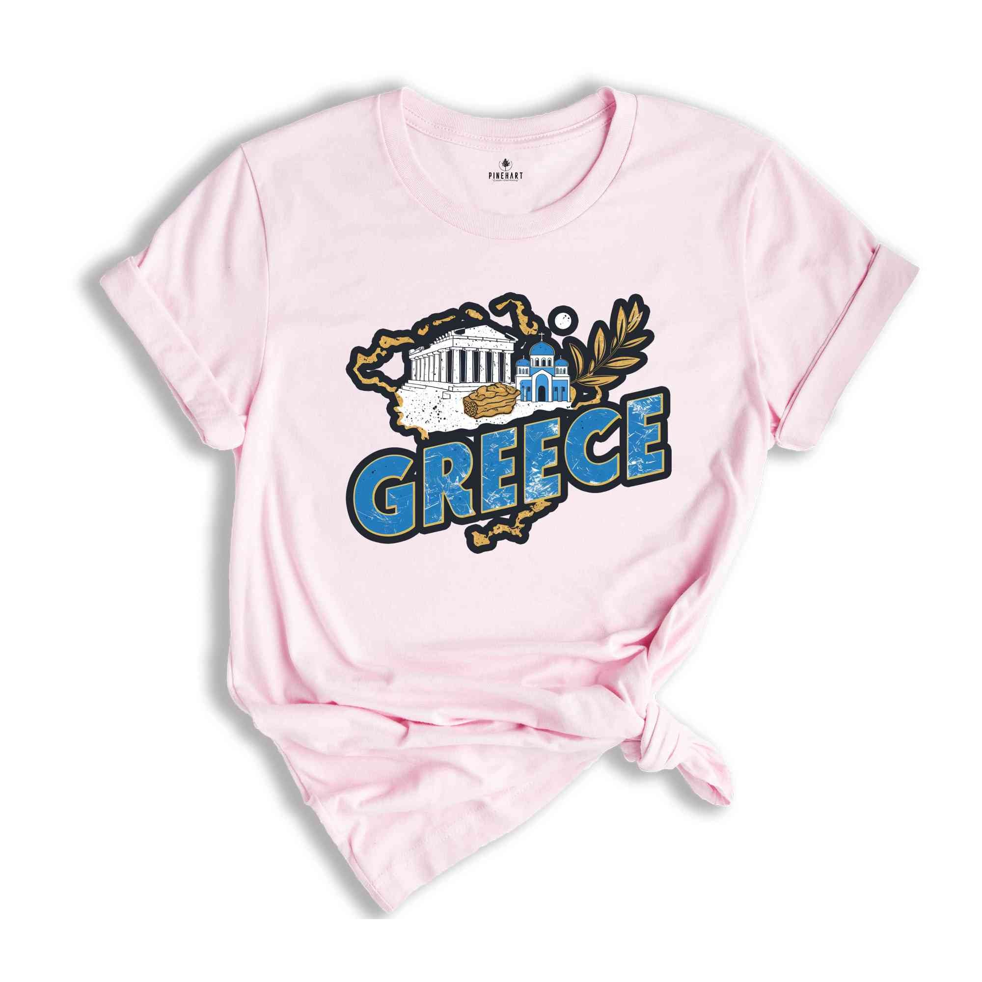 Retro Greece Shirt, Greece Travel Shirt, Country Travel Shirt, Shirt For Traveler, Travel Lover Gift, Travel Tee, Trip Shirt