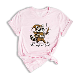 100 Days Of Feral Shirt, Raccoon Shirt, 100 Days Of School Shirt, 100 Days Shirt, Funny School Shirt, School Shirt, Feral Shirt