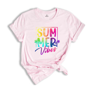 Summer Vibes Shirt, Retro Summer Shirt, Beach summer Shirt, Beach vibes Shirt, Vacation T-Shirt, Holiday Vacation Shirt