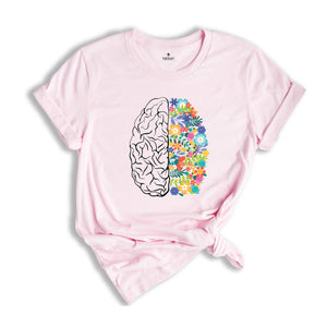 Brain Anatomy Shirt, Funny Nurse Tee, Women Nursing School Shirt, Nursing Student T-Shirt, Gift for Nurse, Brain Shirt