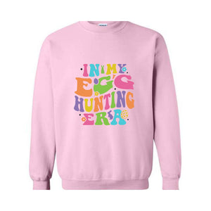 In My Egg Hunting Era Sweatshirt, Kids Easter Hoodie, Cute Easter Hoodie, Easter 2025 Hoodie, Hunting Squad Hoodie, Egg Crew Hoodie