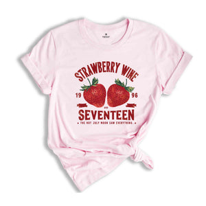 Strawberry Vintage Shirt, Vintage Retro Band Tee, Strawberry Wine Lovers Shirt, Summer's Graphic Tee, Retro Inspired Shirt