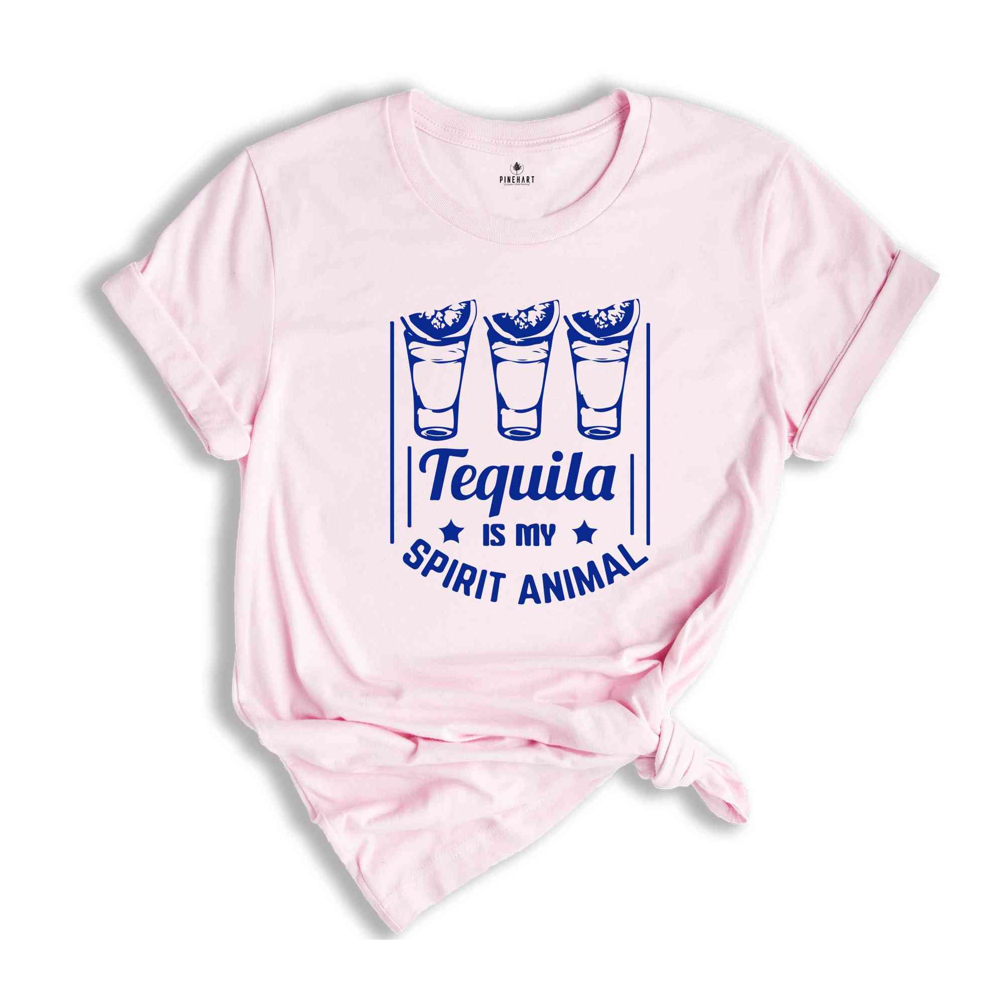 Tequila Is My Spirit Animal Shirt, Drinking Shirt, Drinking Friends gift, Tequila Lover, Funny Drinking, Tequila Shirt, Funny Cinco de Mayo