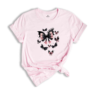 Bat Shirt Crazy Shirt, Cute Butterfly Shirt, Cute Halloween Gift, Happy Halloween Shirt, Spooky Vibes Shirt, Halloween Costume