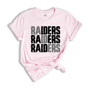 Raiders Shirt, Raiders Football Shirt, Raiders Baseball Shirt, Raiders Team Shirt, Raiders Cheer Shirt, Raiders Mascot Shirt