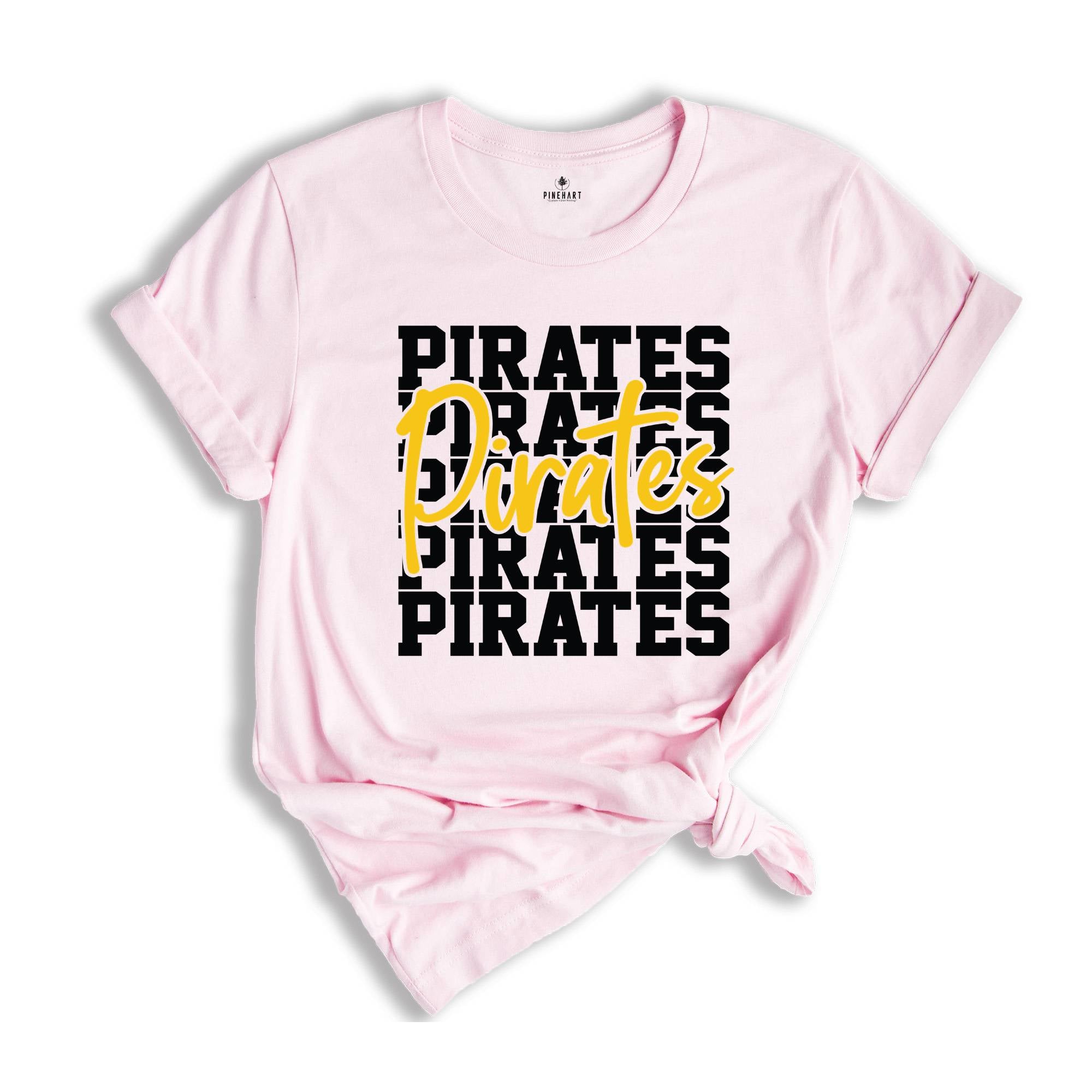 Team Mascot Shirt, Pirates Team Shirt, Pirates Football Shirt, Pirates Fan Shirt, Pirates School Shirt, Pirates School Spirit