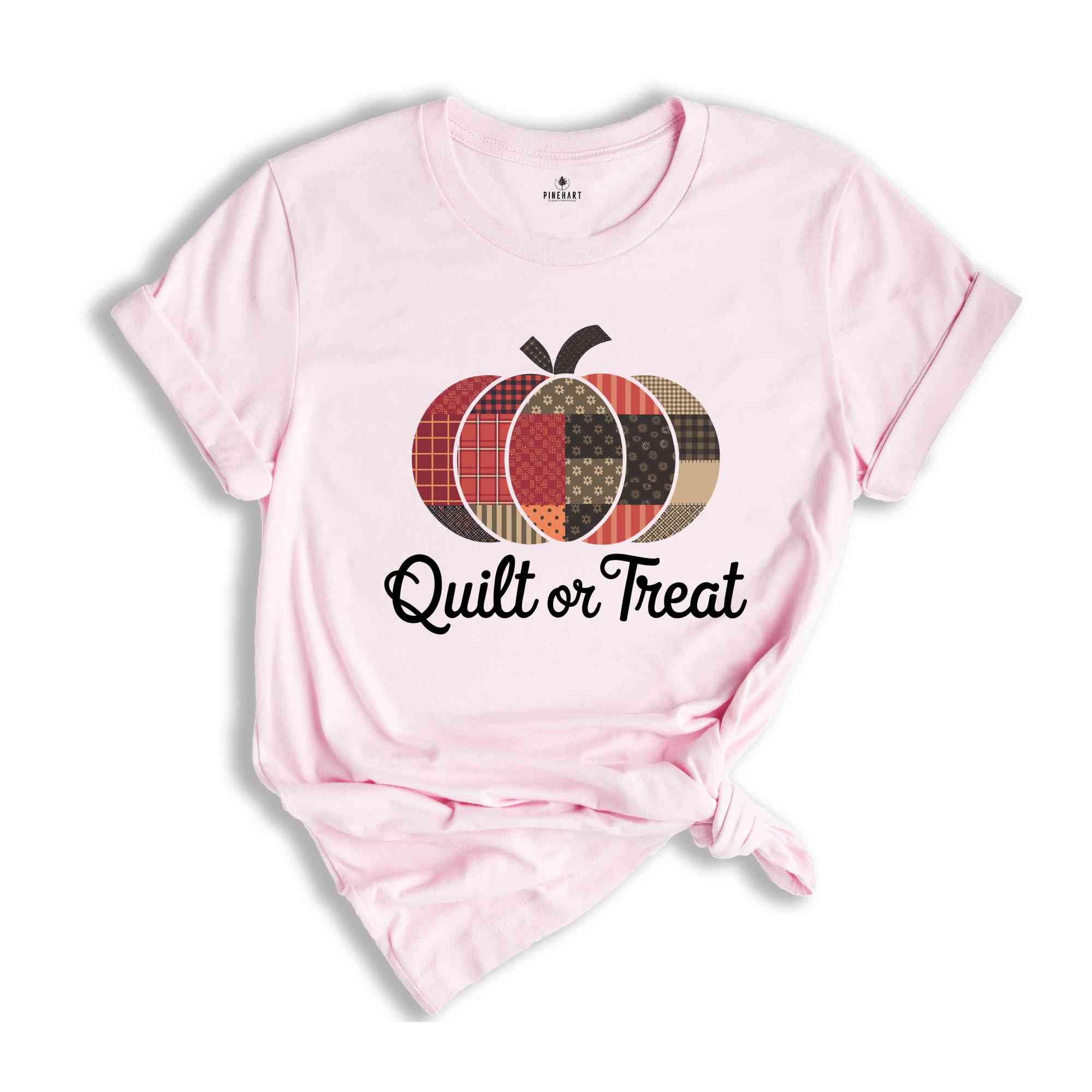 Quilt or Treat Shirt, Quilters Halloween Shirt, Quilting Lovers Shirt, Gift for Quilting Mom, Funny Halloween Shirt, Halloween Quilter Tee