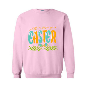 Easter Sweatshirt, Cute Easter Sweatshirt, Easter Bunny Hoodie, Happy Easter Sweatshirt, Custom Easter Sweatshirt