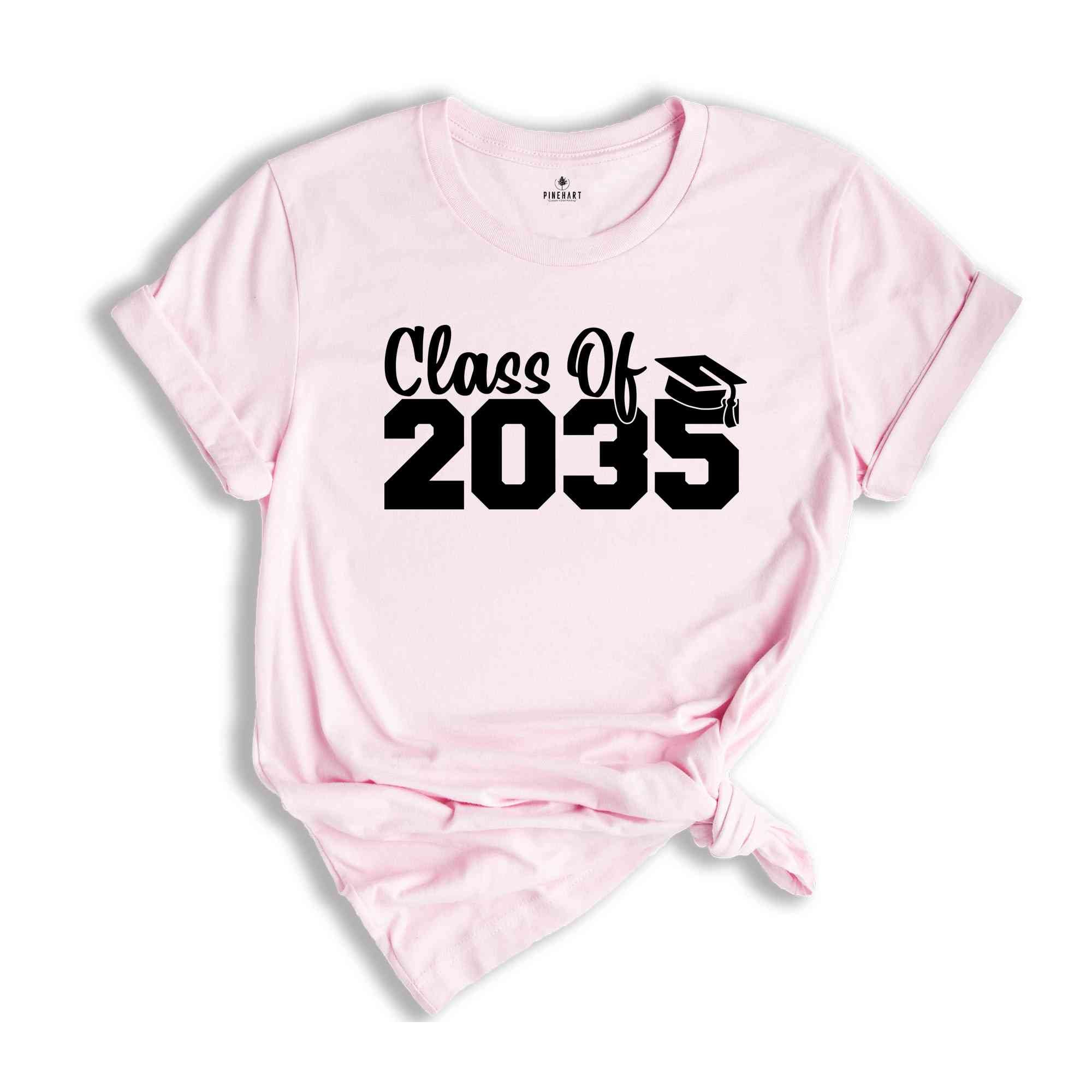 Class of 2035 Shirt, Growing Up Shirt, School Shirt, Graduation Gift, 2035 Shirt, Last Day Of School, Class of 2035, Class Of 2035 Tee