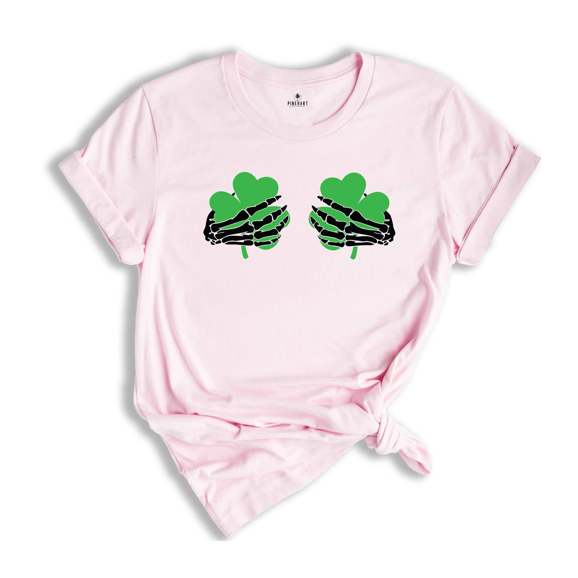 Shamrock Hand Skeleton Shirt, Skeleton St Patricks Day Shirt, Funny St Patricks Shirt, St Patricks Day Gift, St Pattys Day