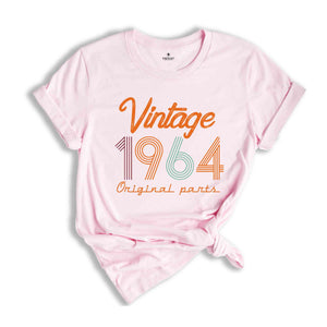 Vintage 1964 Shirt, 60th Birthday Shirt, Hello Sixty Shirt, Sixty Year Old Birthday, 60th Birthday Gift, Birthday Party Shirt