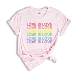 Love Is Love Shirt, Pride Shirt, Kindness Shirt, LGBTQ Support Shirt, Gay Pride Shirt, Lesbian Pride Shirt, Rainbow Shirt, Equality Shirt