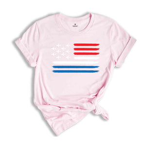 American Flag Shirt, Red White Blue Airplanes Shirt, Airplanes Shirt, 4th Of July Shirt, July 4th Independence Day Shirt, America Shirt