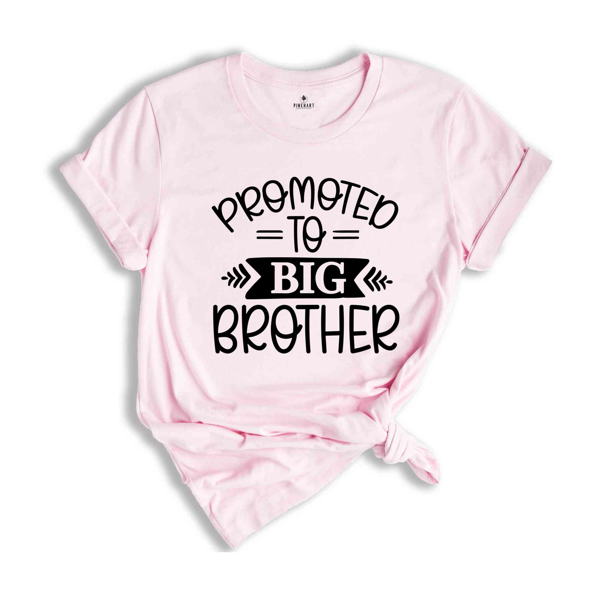 Promoted To Big Brother, Baby Announcement Shirt, Big Brother Shirt, New Brother Gift, Gift For Brother, Pregnancy Reveal, New Baby T Shirts