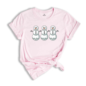 Snowman Shirt, Winter Christmas Shirt, Cute Holiday Shirt, Trendy Christmas Shirt, Fall Season Shirt, Cute Snowman Shirt