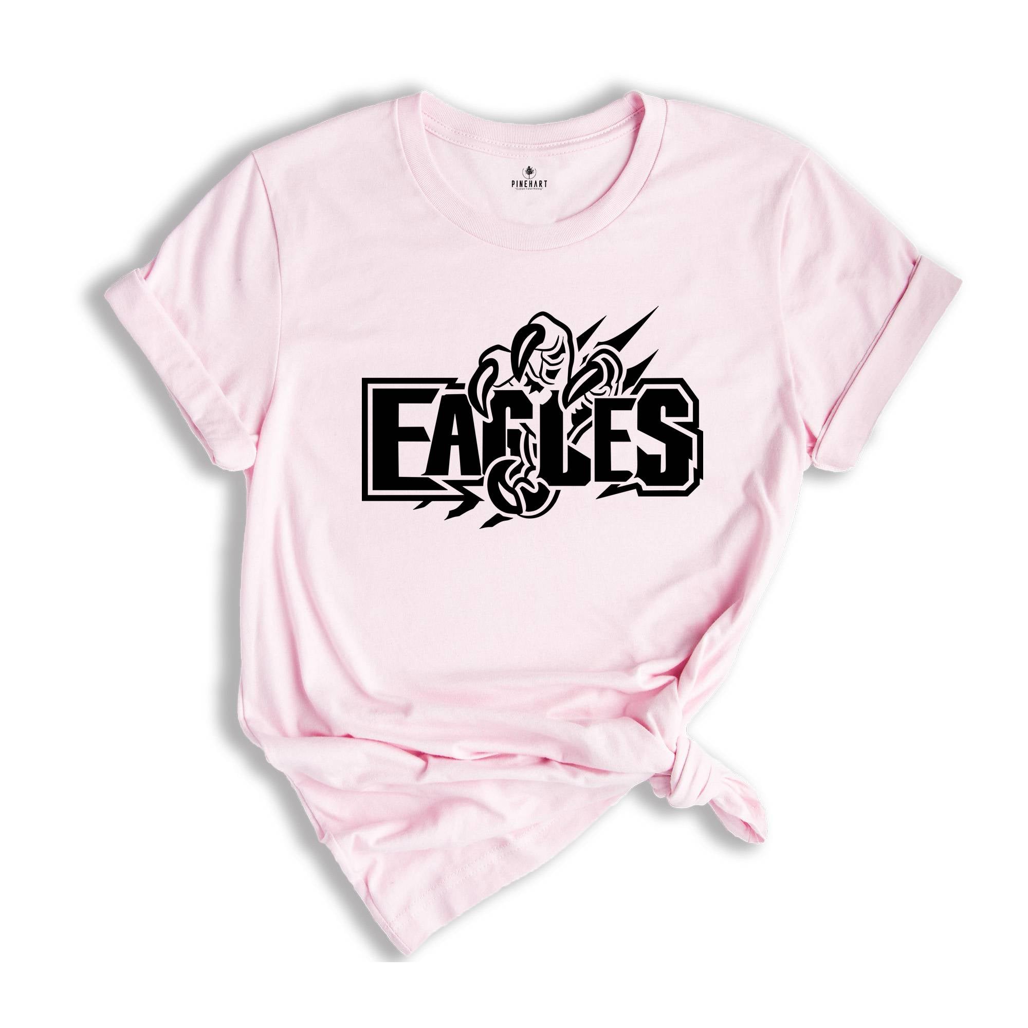 Eagle Mascot T-shirt, Eagles Football Shirt, Eagles Fan Shirt, Eagles School Shirt, Eagles School Spirit, Birthday Gift