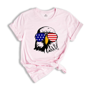 Patriotic Eagle With Sunglasses, 4th of July 2024 Freedom Shirt, Fourth Of July Shirt, Independence Day Shirts, Patriotic Family Shirts