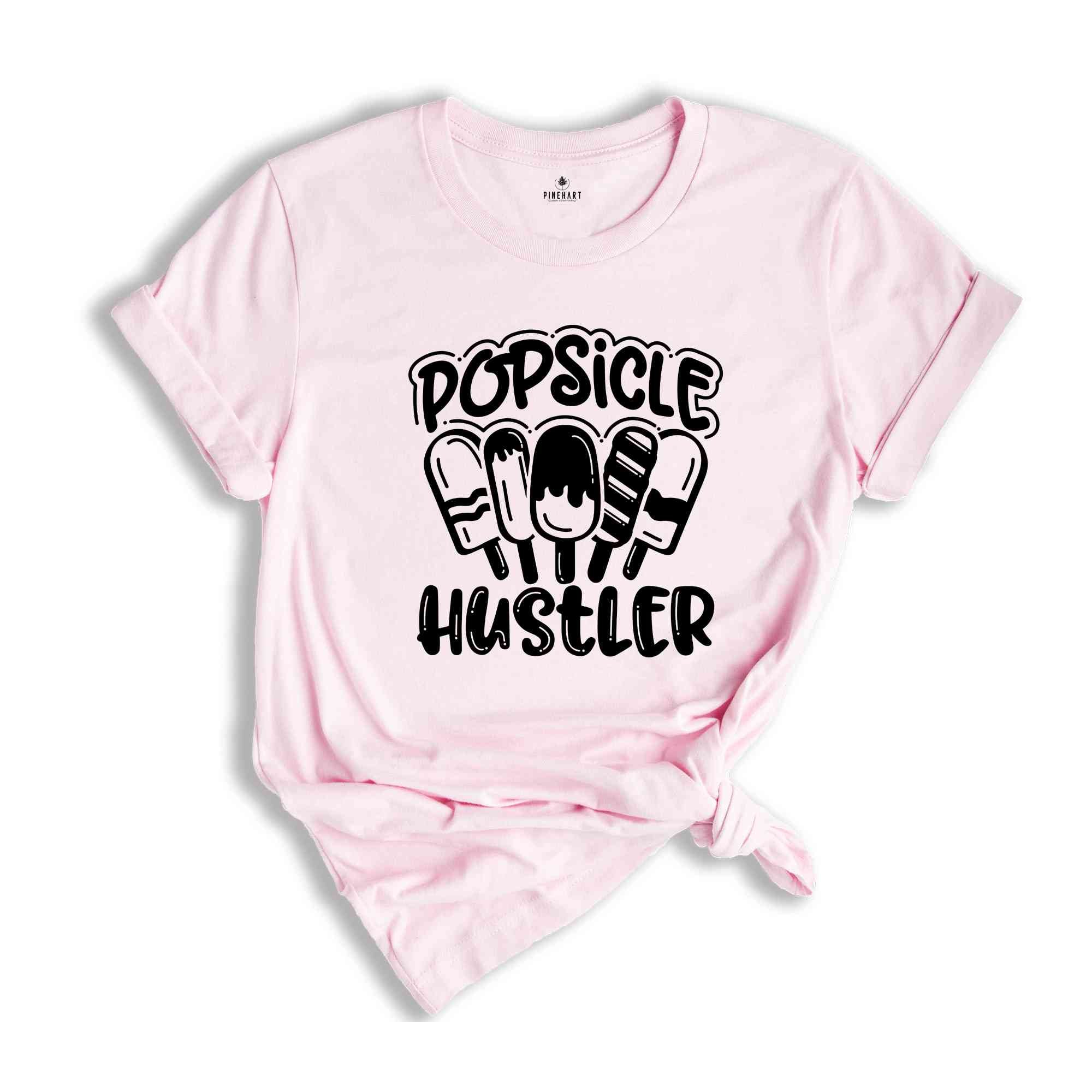 Popsicle Hustler Shirt, Summer Kids, Popsicle T-Shirt, Boys Hustler Shirt, Ice Cream Lover Tee, Popsicle Lover Gift, Sweet Treat Shirt