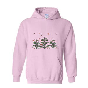 Christmas Winter Vibes Sweatshirt, Christmas Tree Sweatshirt, Snowflake Sweatshirt, Winter Holiday Gift, Xmas Hoodie, Xmas Sweatshirt