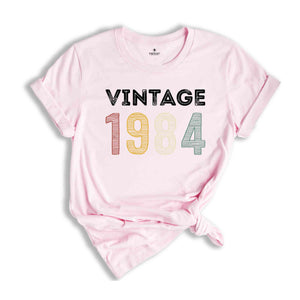 Vintage 40th Birthday Shirt, 40th Birthday Gifts, 1984 Vintage Birthday Tee, Birthday Gifts, Mum Birthday Shirt