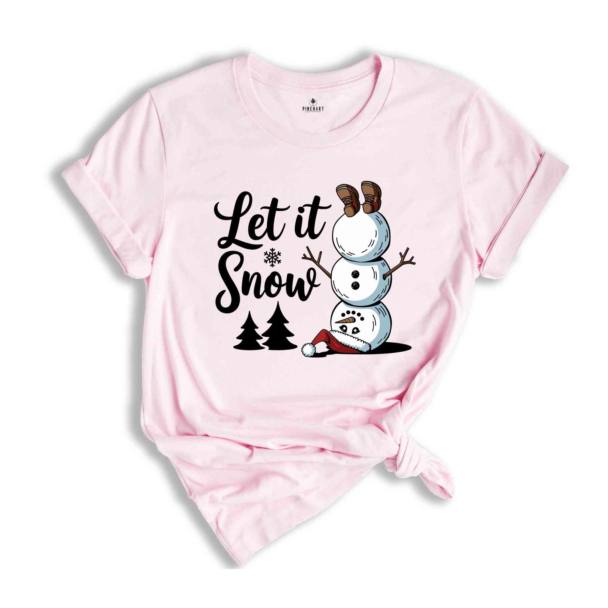 Let it Snow Shirt, Christmas Snowman Shirt, Christmas Shirt, Winter Shirts, Snowman Shirt, Funny Snowman Shirt, Jesus Shirt