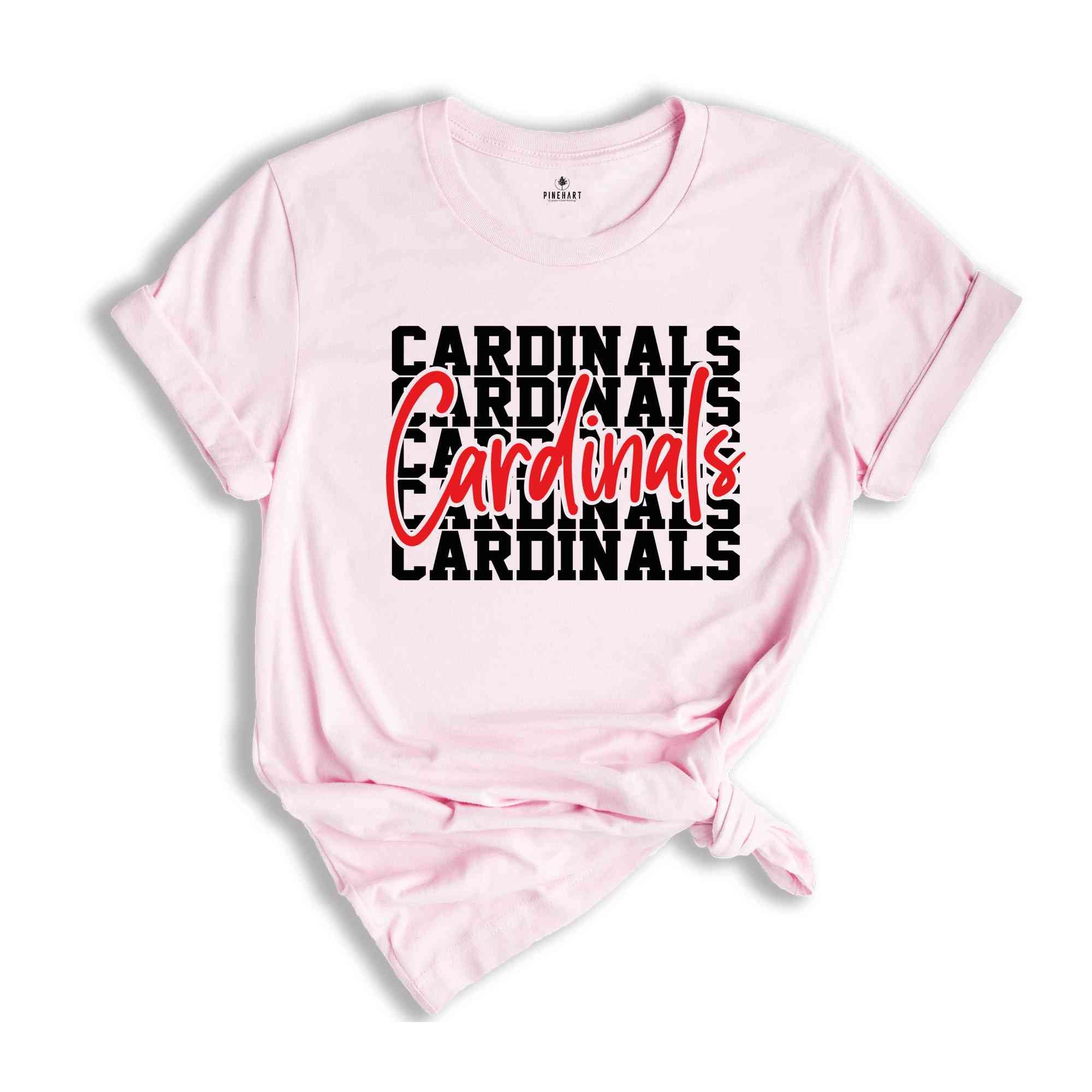 Team Mascot Shirt, Cardinals Team Shirt, Cardinals Team Spirit Shirt, Cardinals Fan Shirt, Cardinals School Shirt, Cardinals School Spirit