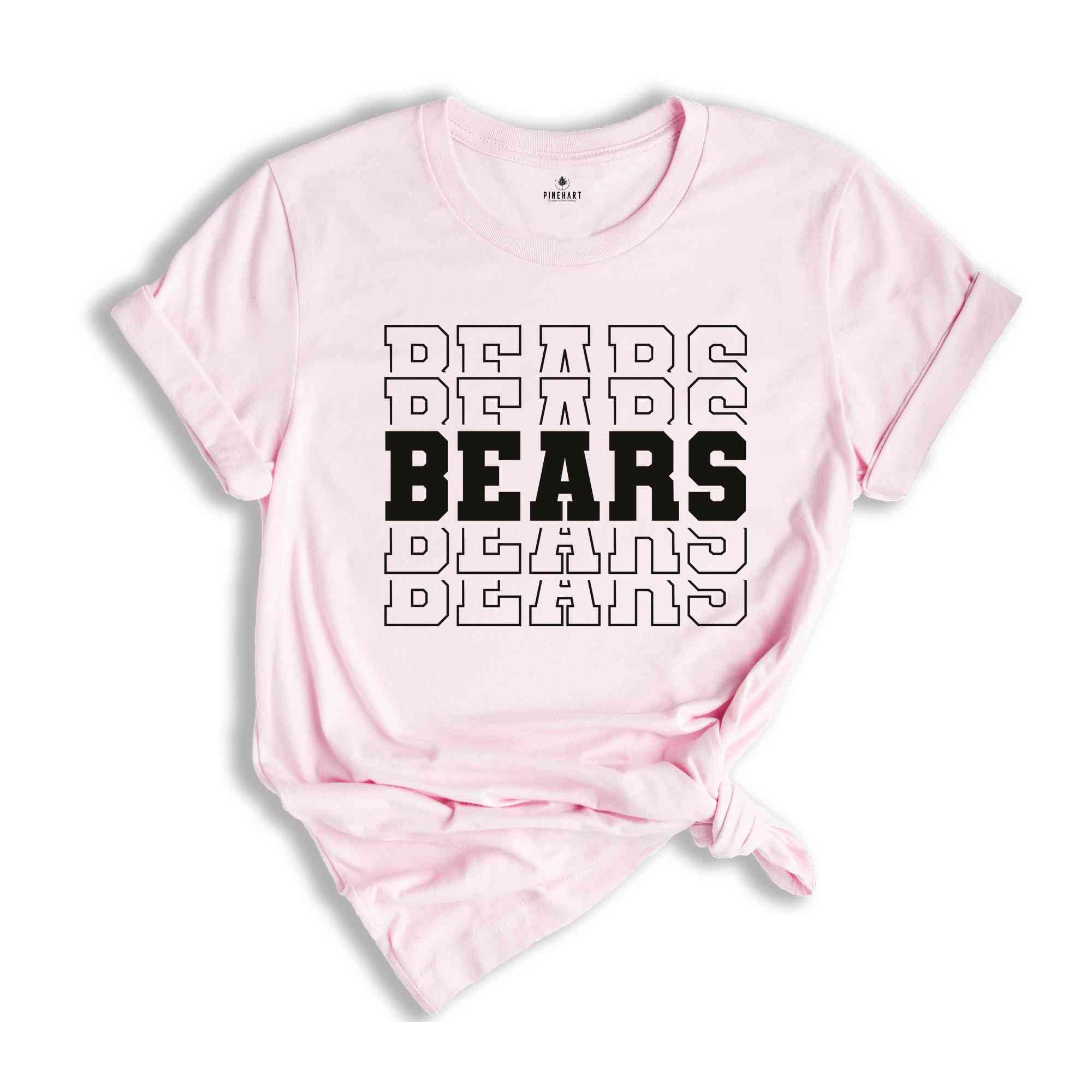 Team Mascot Shirt, Bears Team Shirt, Bears Football Shirt, Bears Fan Shirt, Bears School Shirt, Bears School Spirit