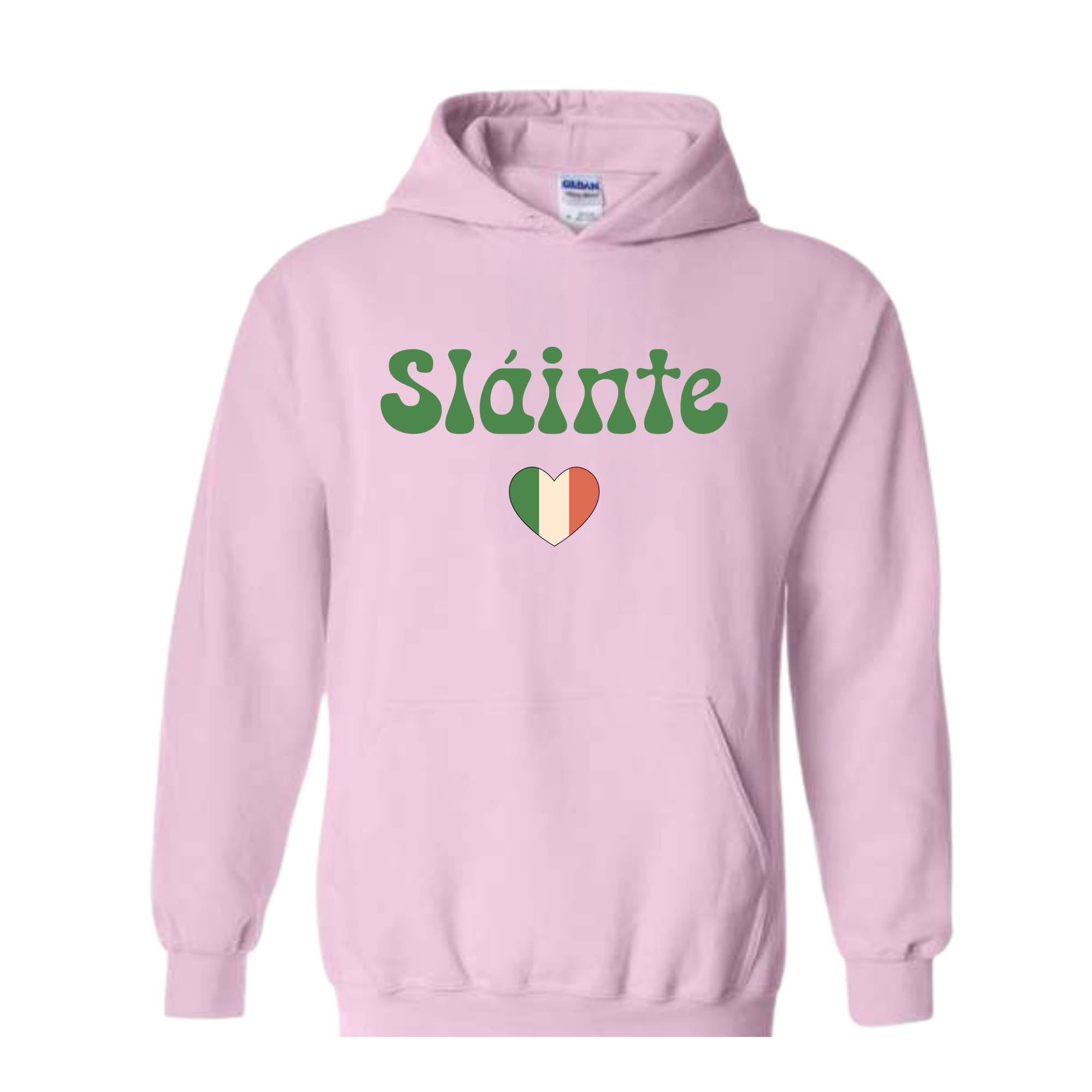 Slainte Hoodie, Luck of the Irish, Irish Hoodie, Irish Clothing, St Patrick's Day Hoodie, Lucky Hoodie, Womens St Patricks