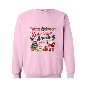 Torn Between Looking Like A Snack Or Eating One Sweatshirt, Christmas Shirt, Funny Christmas Gift Sweatshirt,Gym Workout Hoodie