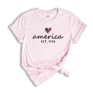 America Est.1776 Shirt, USA Shirt, Retro America Shirt, Independence Day Shirt, 4th Of July Shirt, 4th Of July Gift, Patriotic Shirt