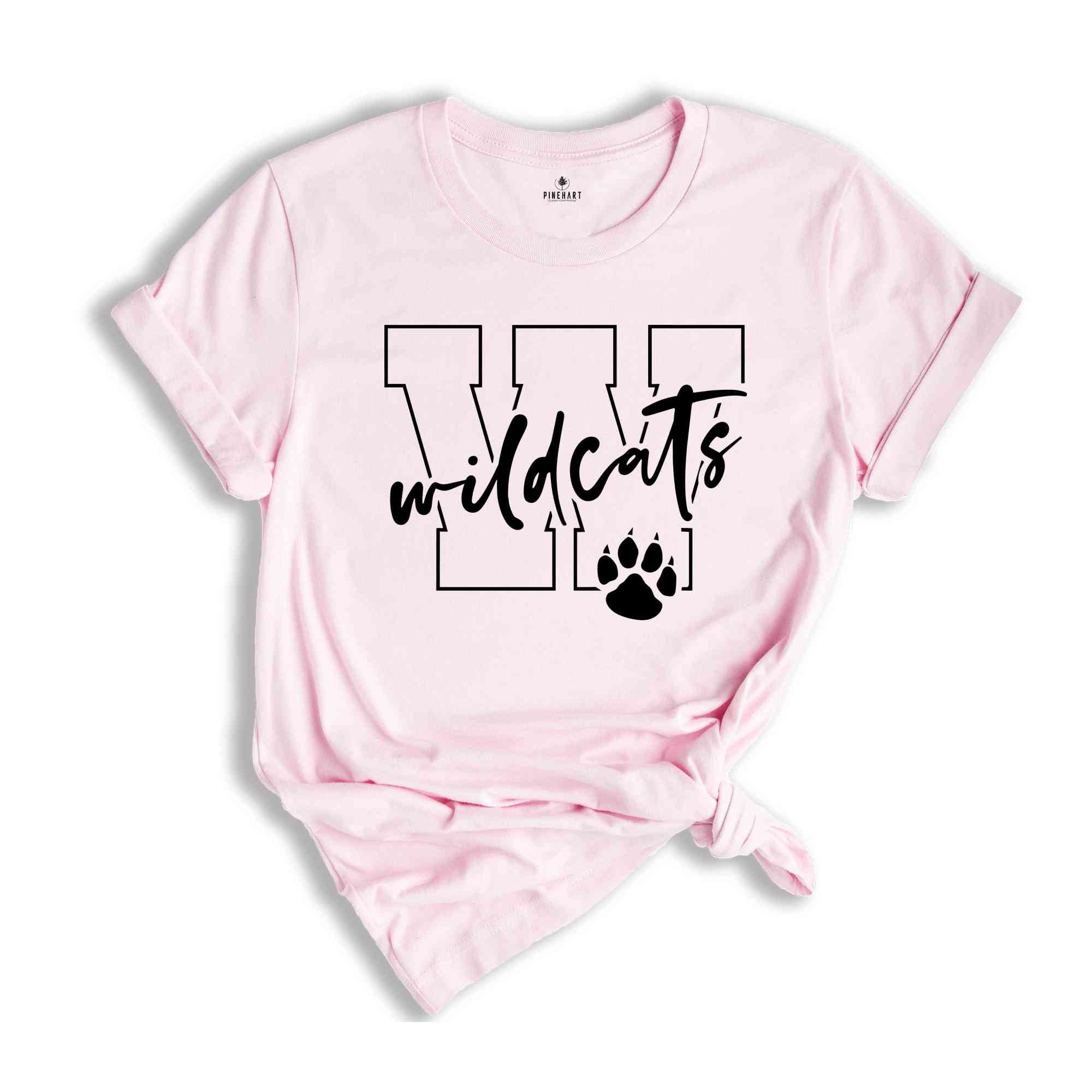 Wildcats Team Shirt, Team Mascot Shirt, Wildcats Football Tee, Wildcats Fan Shirt, Wildcats School Tee, Wildcats Shirt