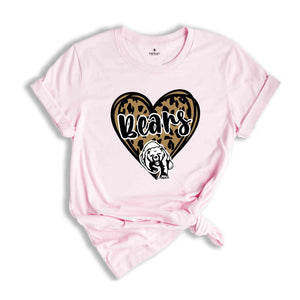 Leopard Bears Team Mascot Shirt, Bears Team Shirt, Bears Fan Shirt, Bears Mascot Shirt, Bears Team Spirit, Bears Fan Tee