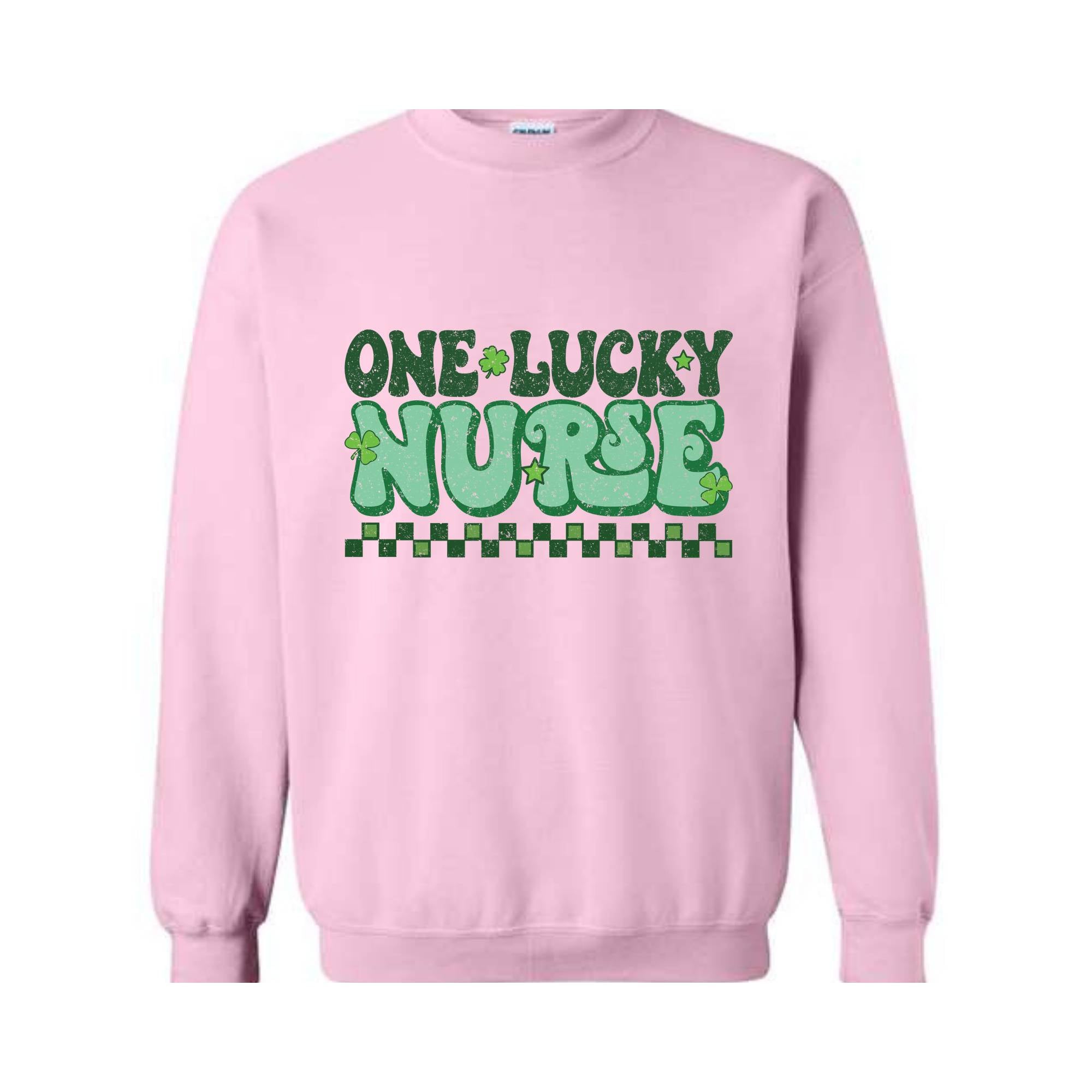 One Lucky Nurse Sweatshirt, Lucky Sweatshirt, Irish Day Sweatshirt, Nurse Sweatshirt, Shamrock Sweatshirt, Nurse St Patrick Gift