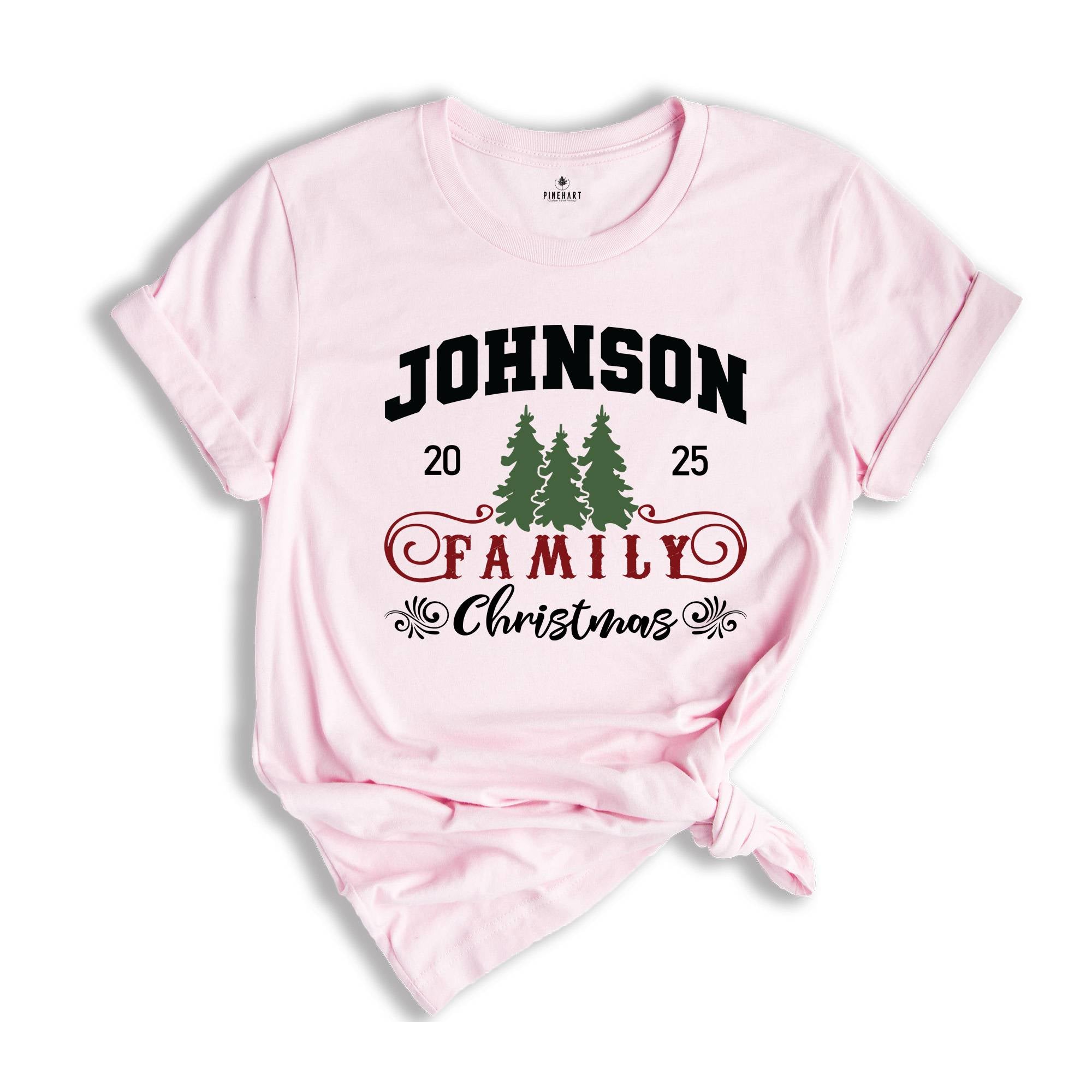 Custom Family Christmas Shirt, Matching Family Christmas Shirt, Personalized Family Name Christmas Shirt, Christmas Shirt, Family Shirt